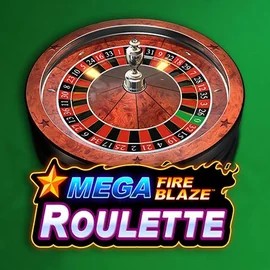 Mega Fire Blaze Roulette online game logo by Playtech on bonusskong.ch